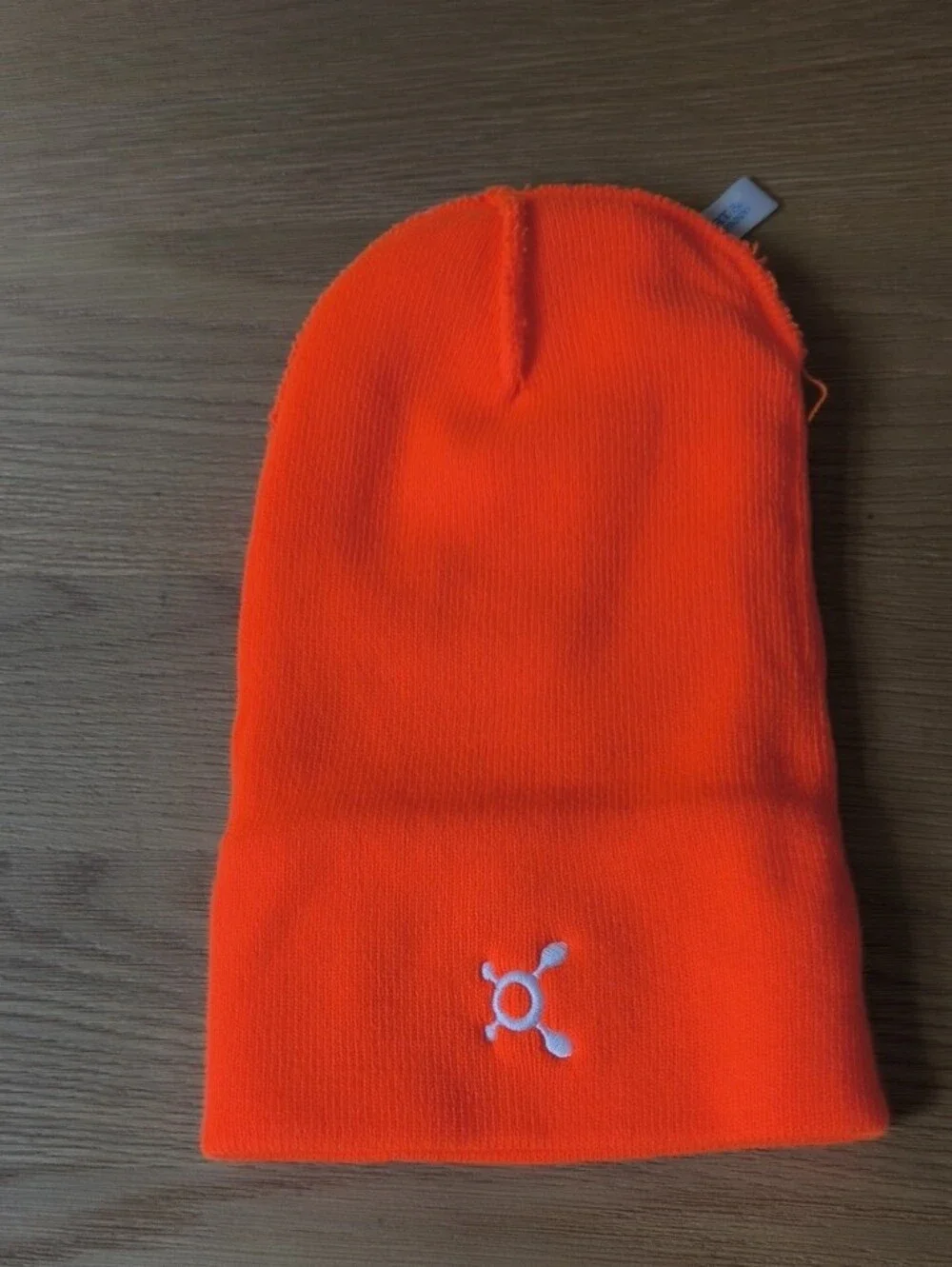 Orangetheory Fitness Beanie Hat Orange Port & Company CP90 Splat Logo Knit Cap